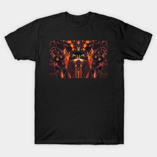 Android Initialise [Digital Figure Illustration] Fiery Version T-Shirt